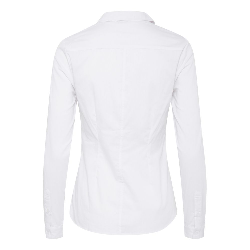 ICHI White Cotton Shirt