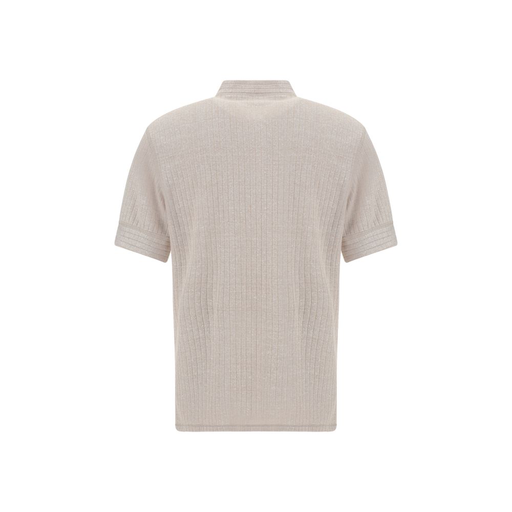 Brunello Cucinelli Linen Polo Shirt