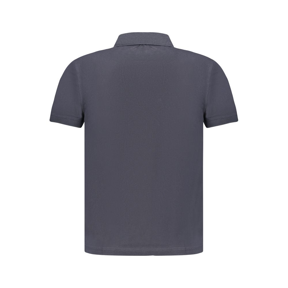 K-WAY Blue Cotton Men Polo Shirt