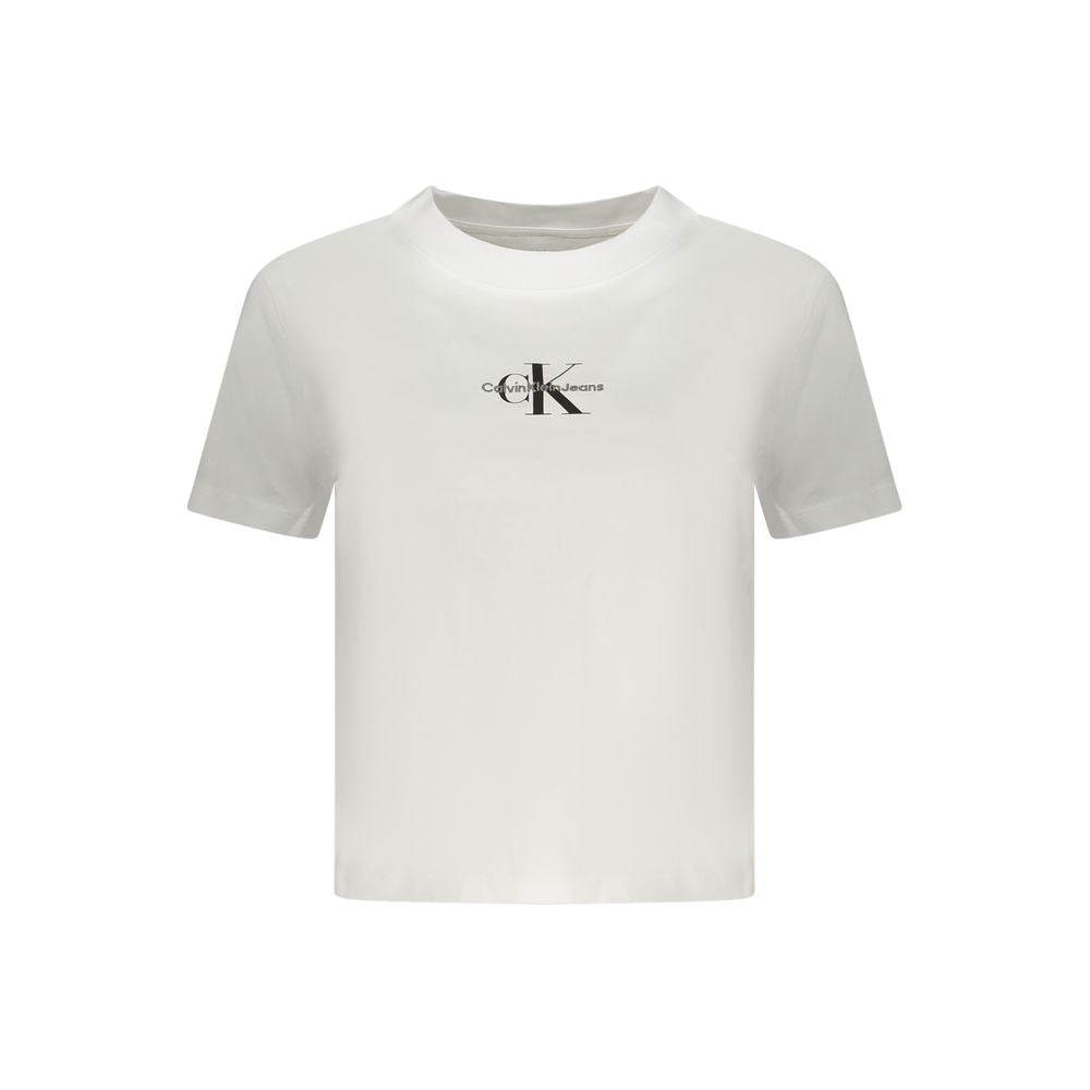 Calvin Klein White Cotton Women T-Shirt