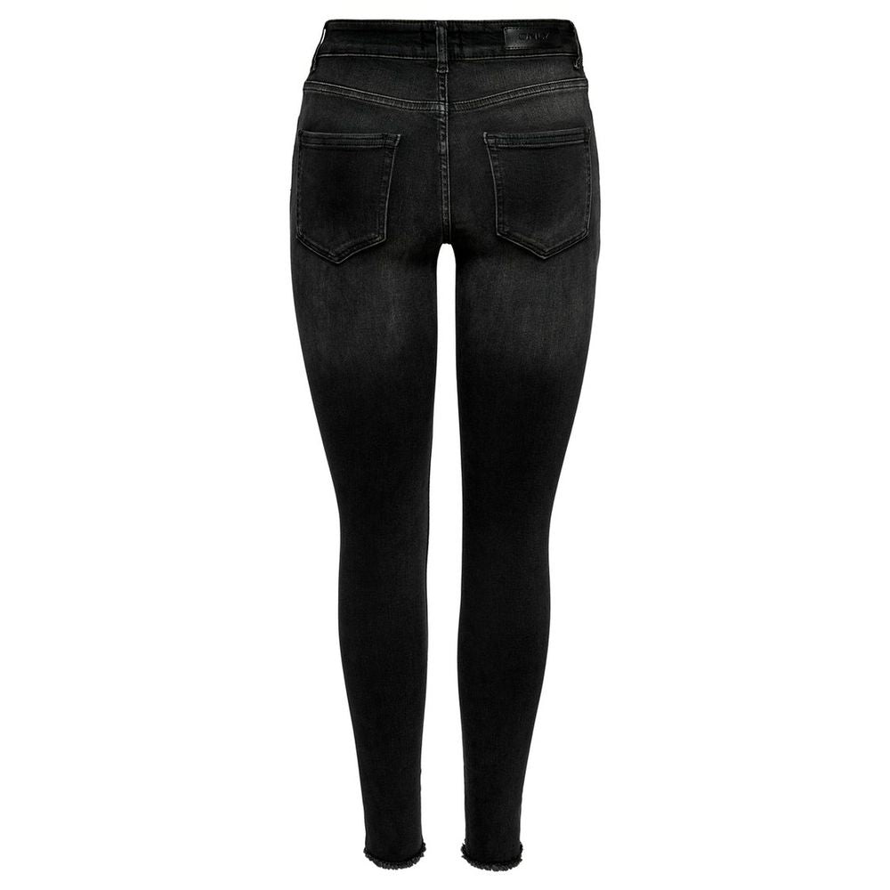 Only Black Cotton Jeans & Pant