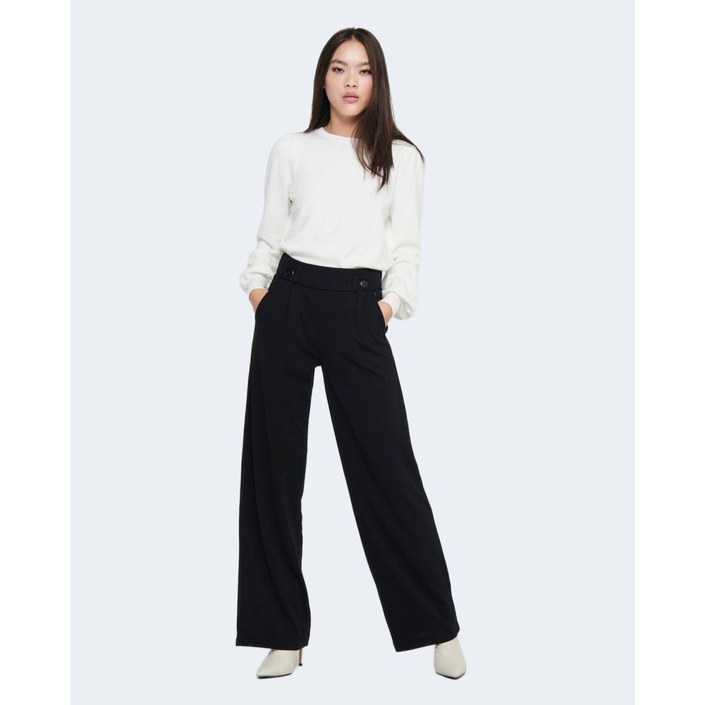 Jacqueline De Yong Black Polyester Jeans & Pant