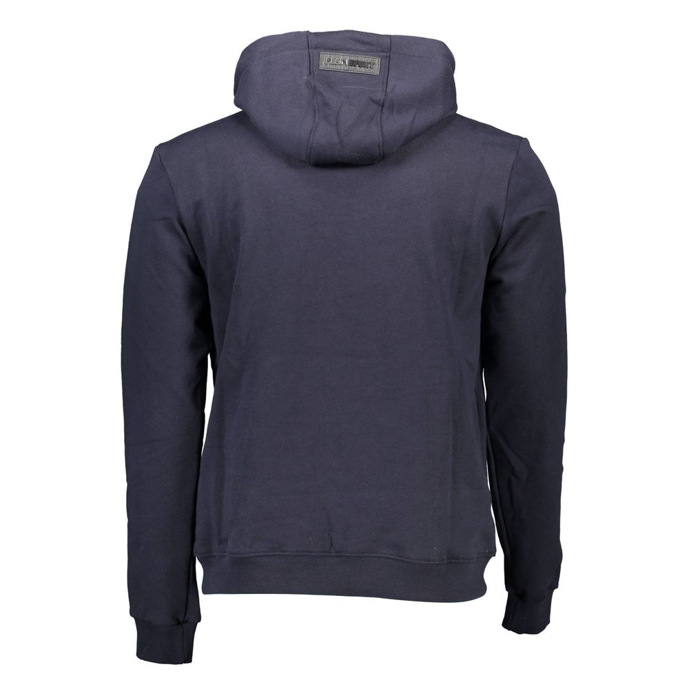 Plein Sport Blue Cotton Men Sweater