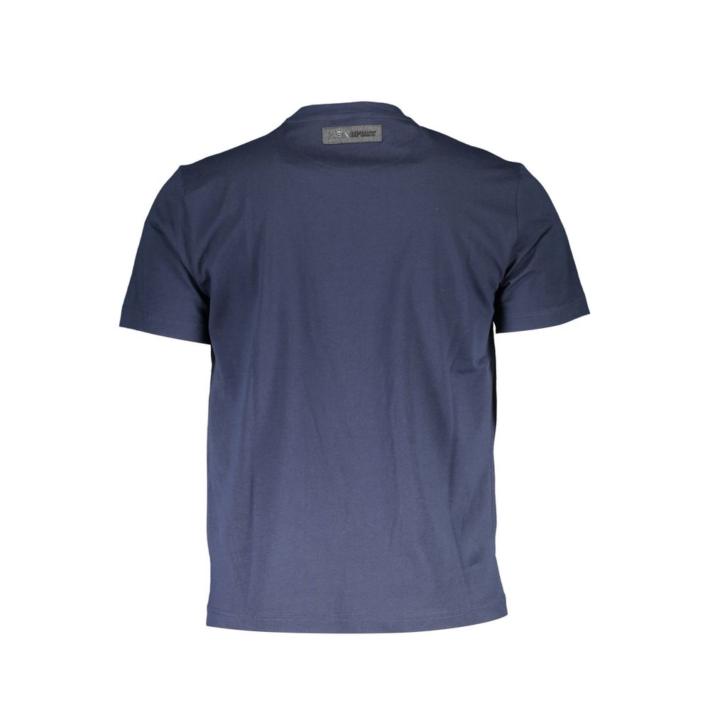 Plein Sport Blue Cotton Mens TShirt