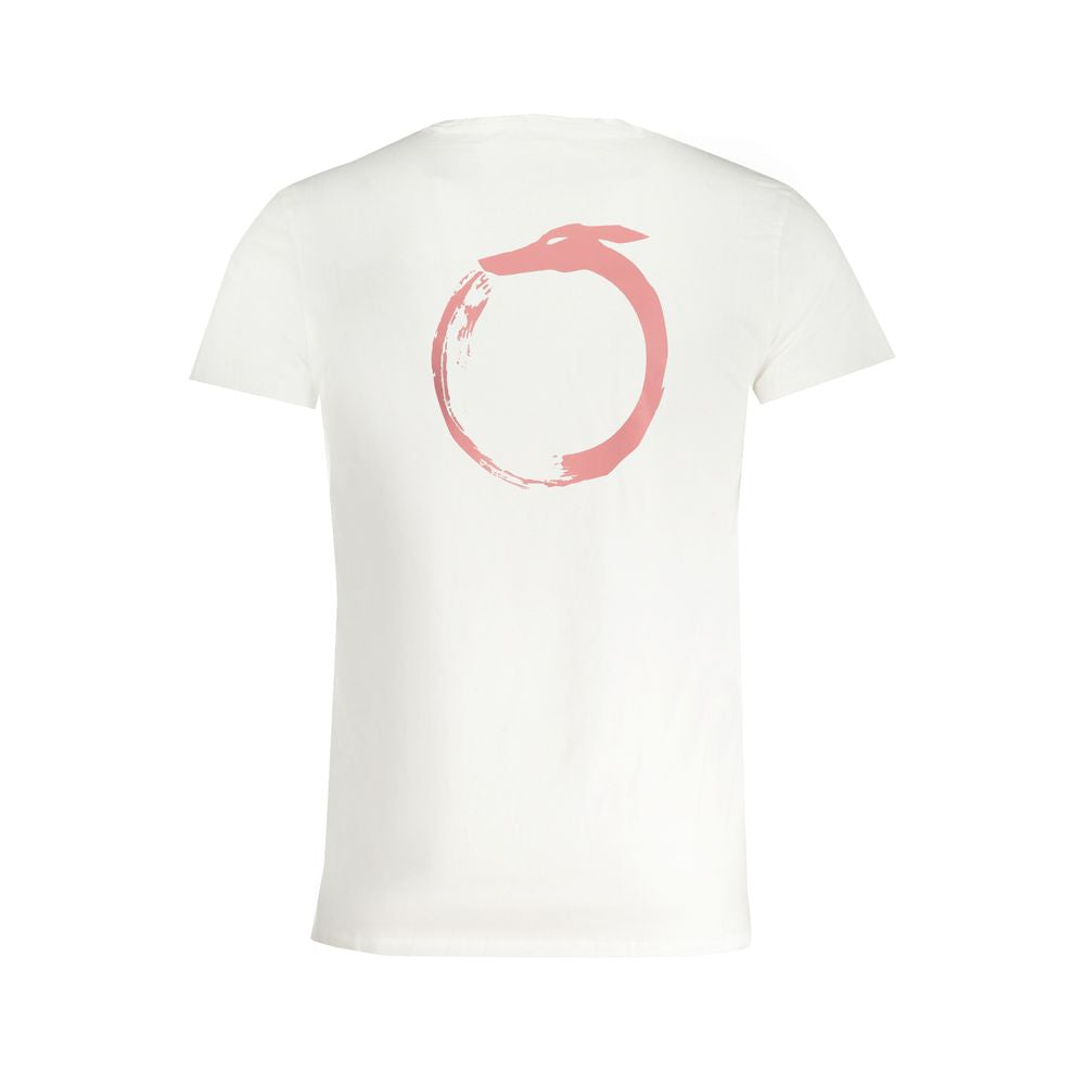 Trussardi Λευκό Βαμβακερό T-Shirt