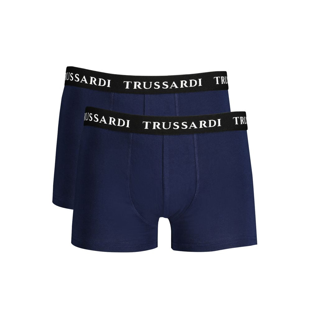 Trussardi Μπλε Βαμβακερό Εσώρουχο