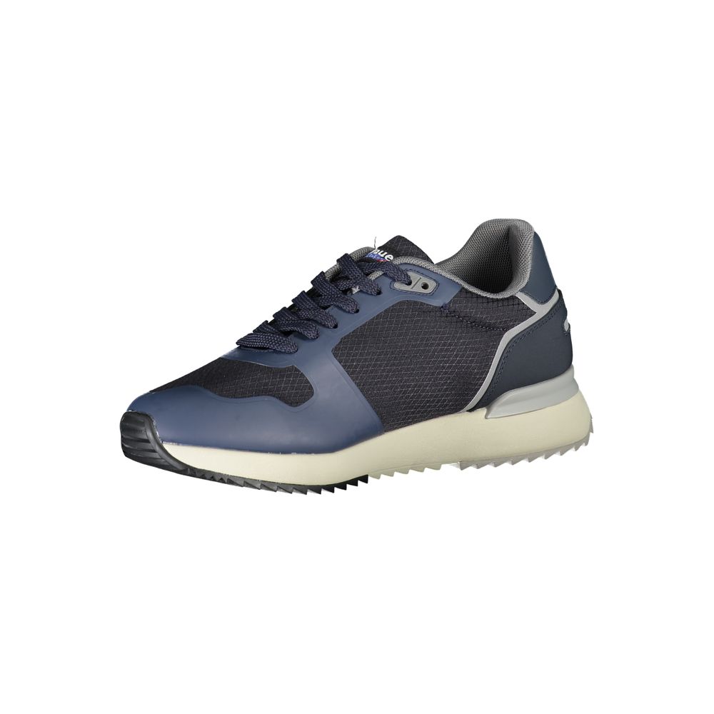 Blauer Dapper Blue Sneakers with Contrast Detailing