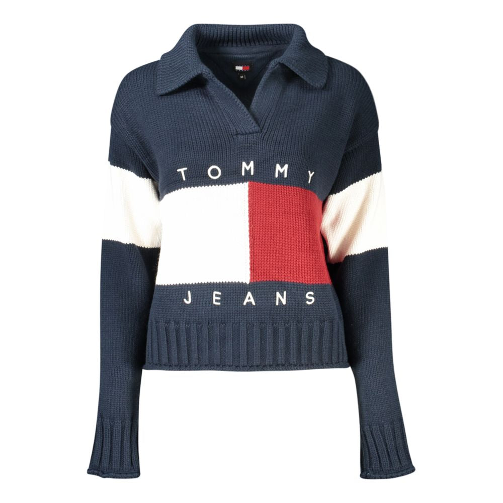 Tommy Hilfiger Μπλε Μάλλινο Πουλόβερ