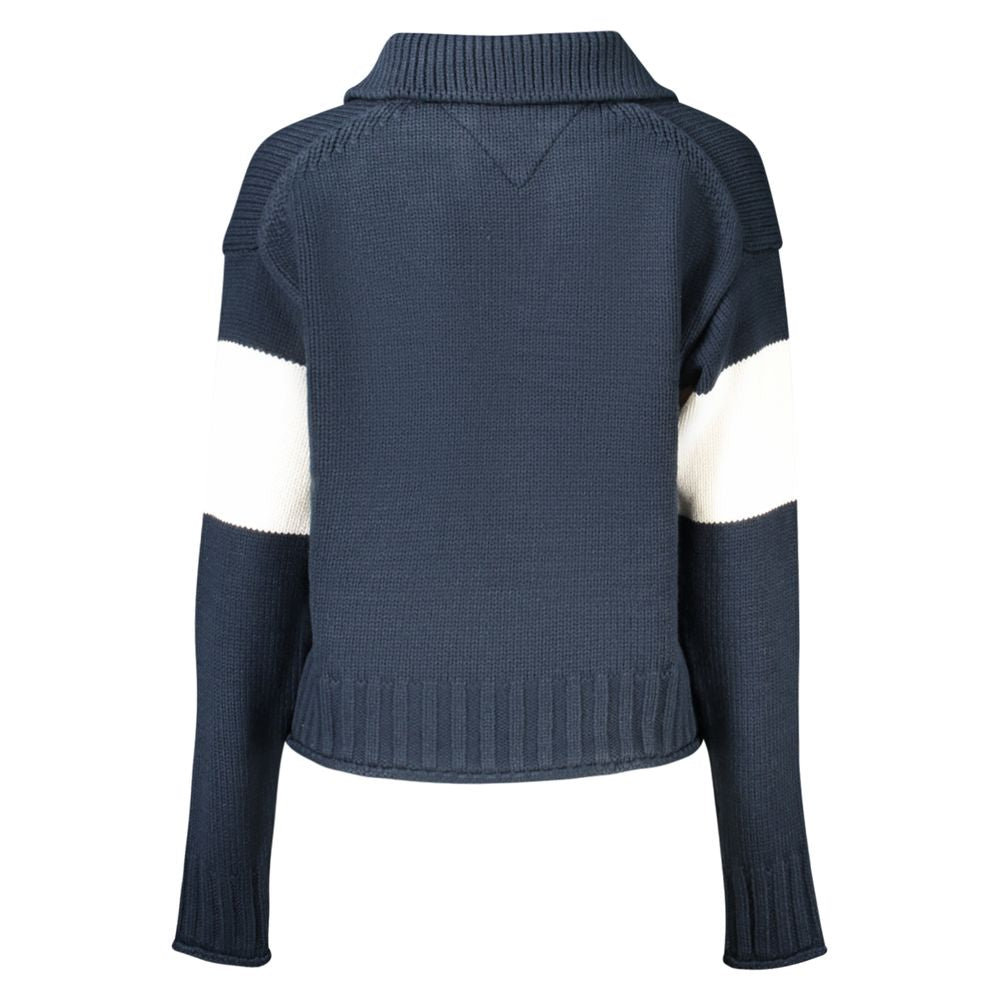 Tommy Hilfiger Blue Acrylic Women Sweater