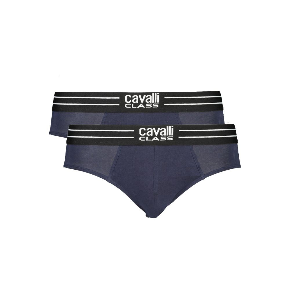 Cavalli Class Blue Cotton Men Underwear