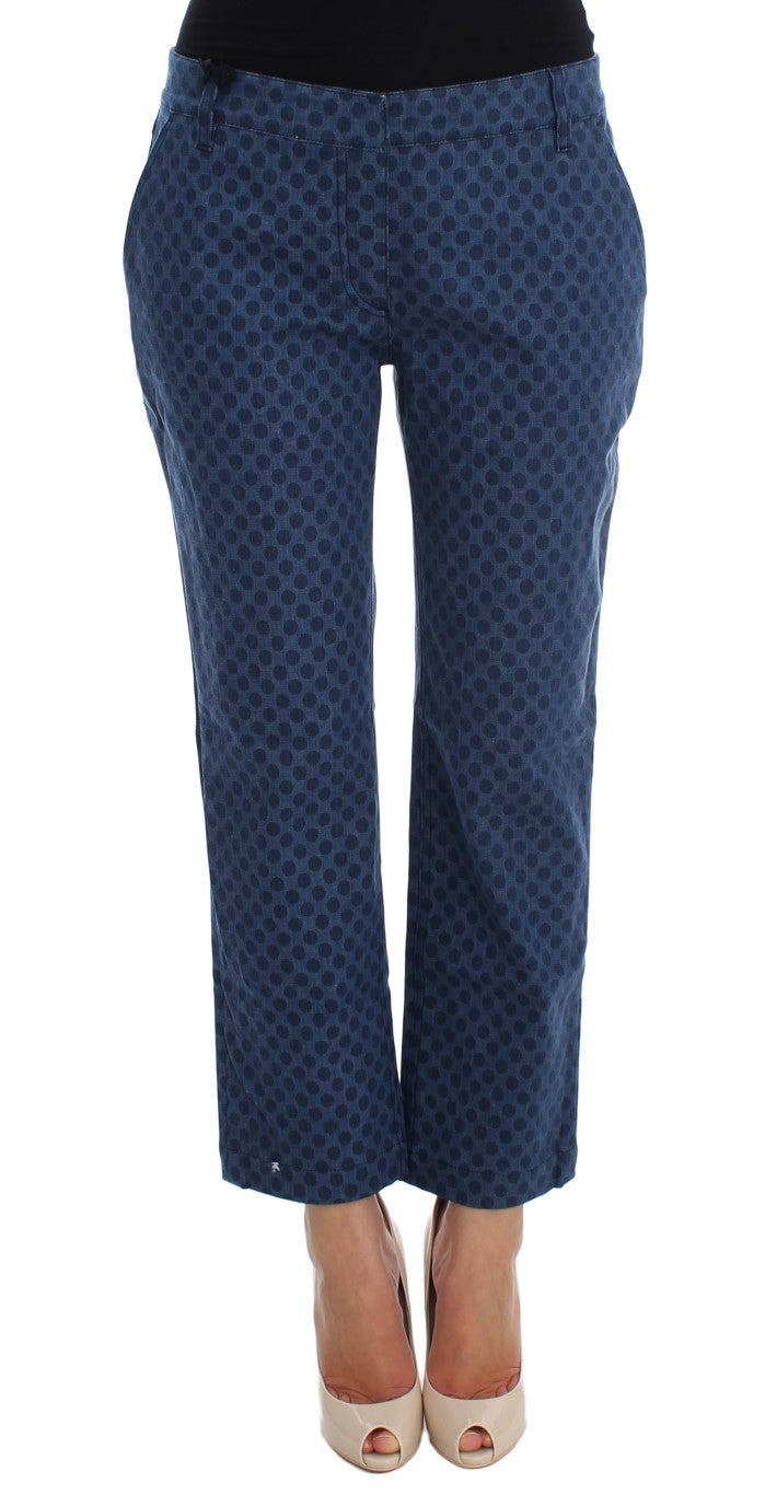 Dolce &amp; Gabbana Polka Dotted Capri Stretch Jeans