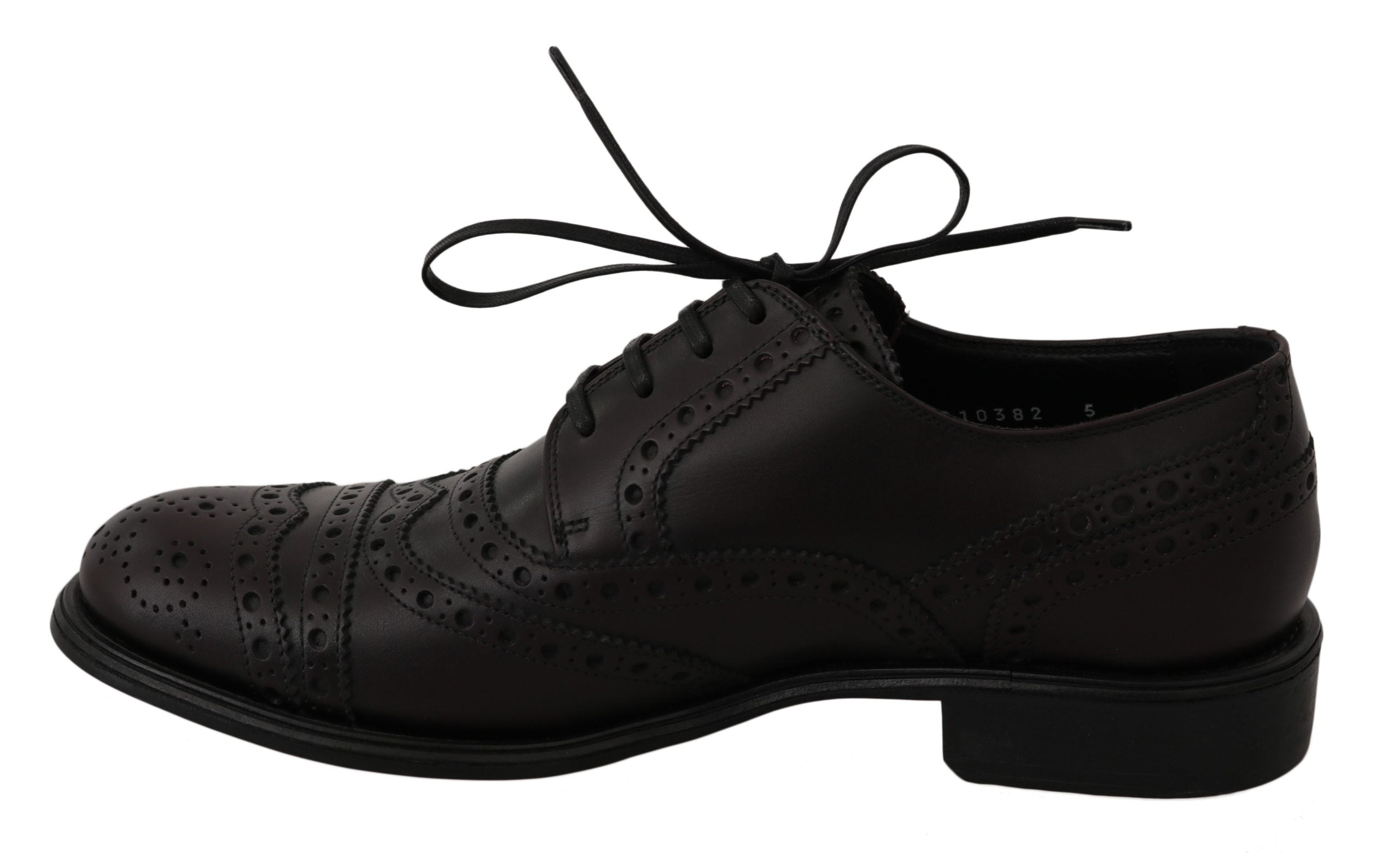 Dolce &amp; Gabbana Κομψά παπούτσια φόρεμα Bordeaux Wingtip Derby