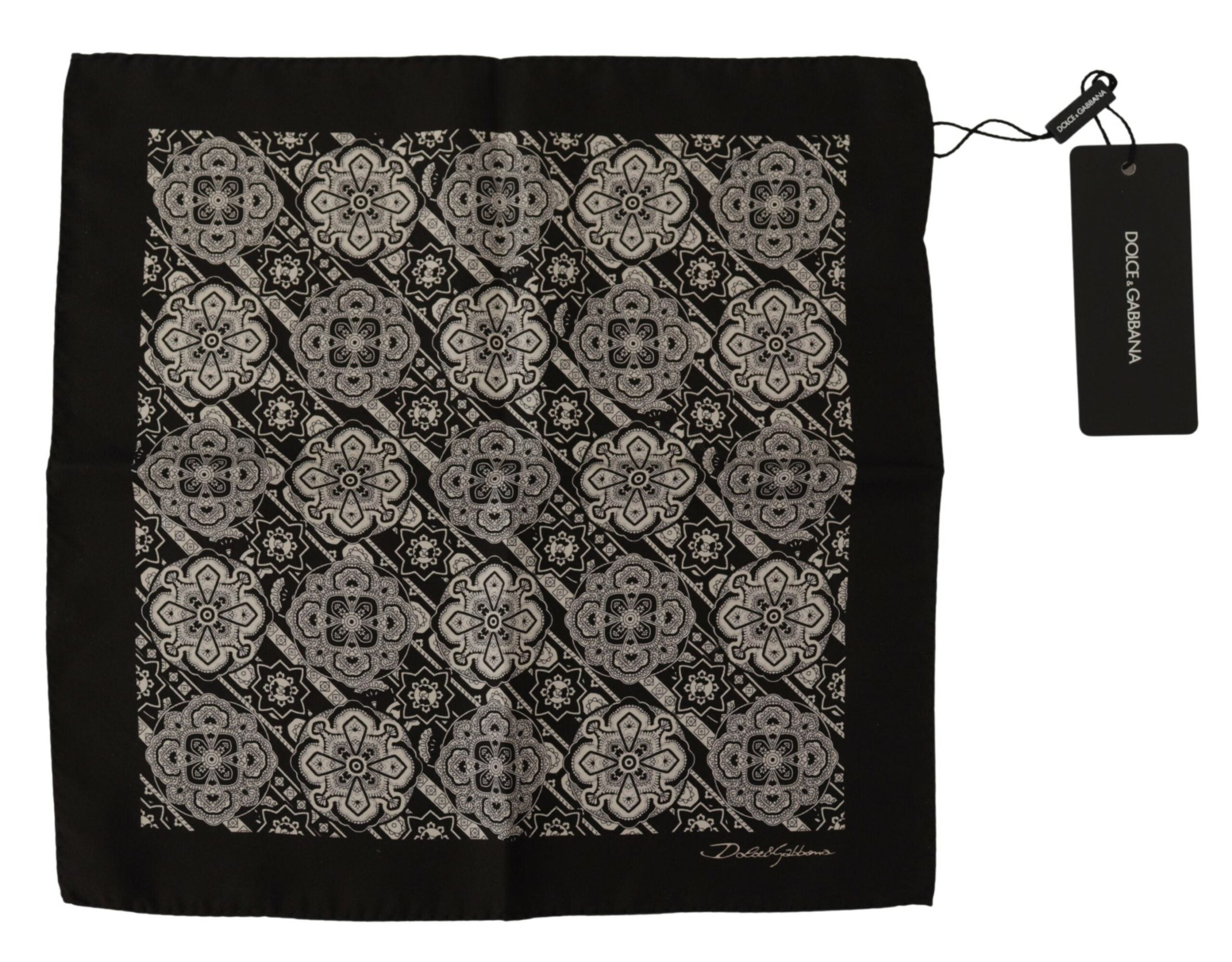 Dolce & Gabbana Elegant Silk Men's Square Scarf