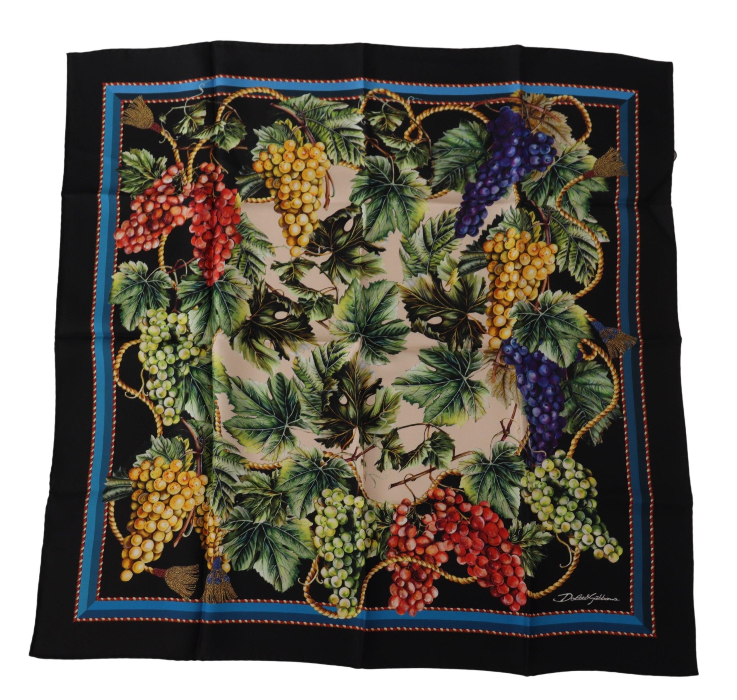 Dolce & Gabbana Elegant Men's Silk Square Scarf