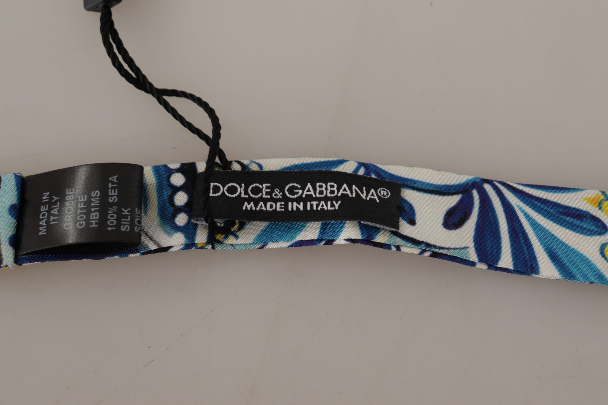 Μεταξωτό παπιγιόν Dolce &amp; Gabbana Majolica