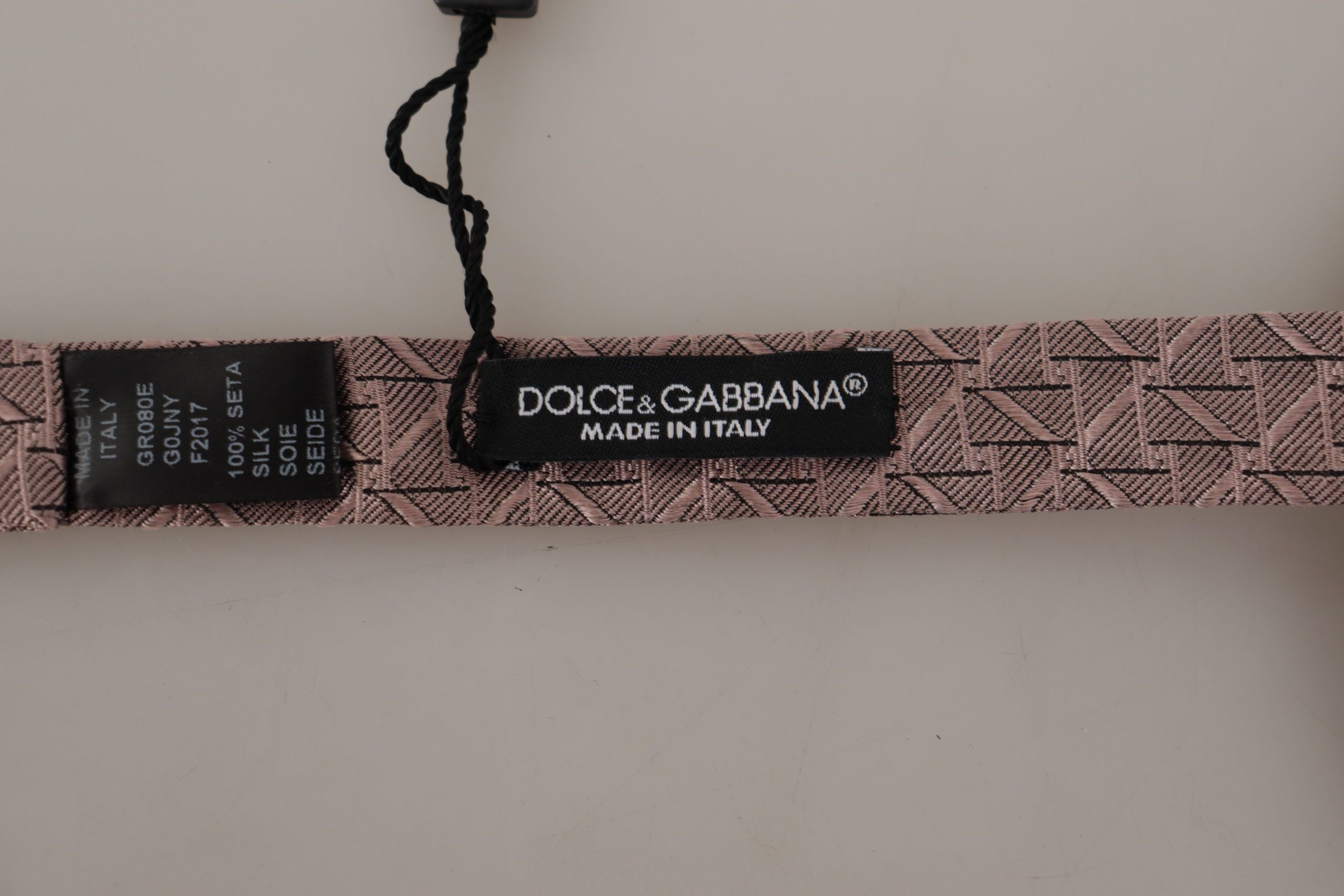 Dolce &amp; Gabbana Elegant Silk Grey παπιγιόν - Ανδρικά επίσημα ρούχα