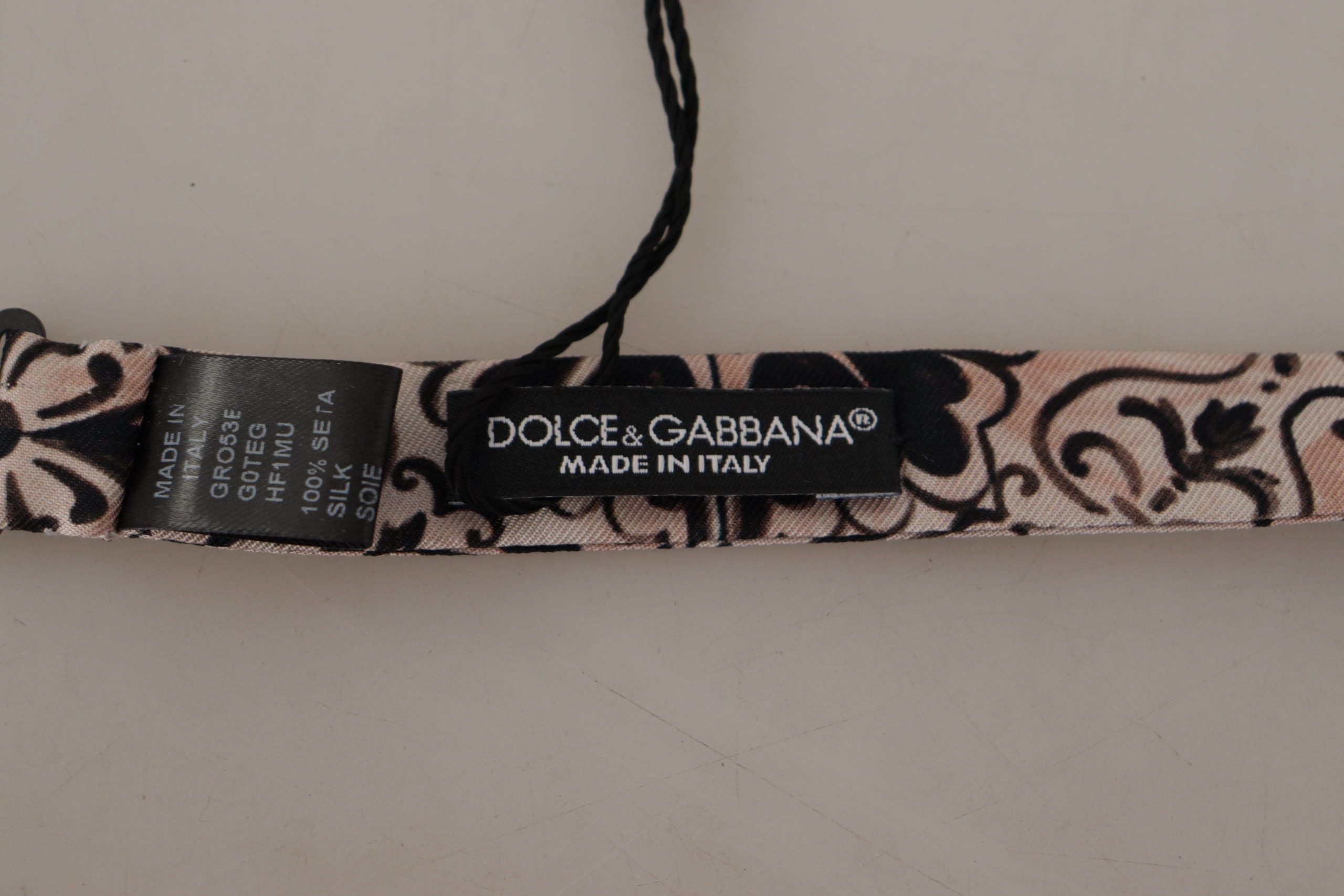 Κομψό πολύχρωμο μεταξωτό παπιγιόν Dolce &amp; Gabbana