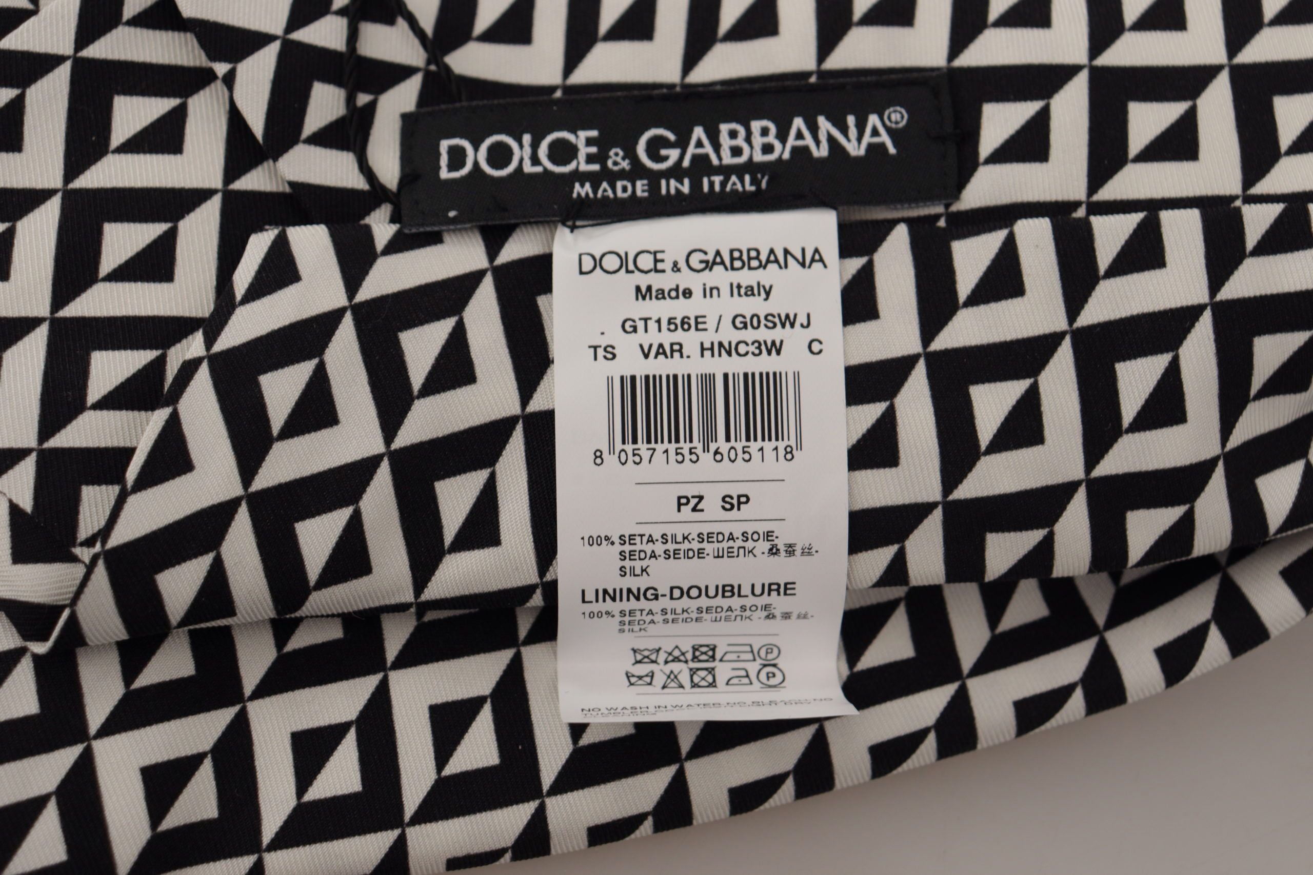 Κομψή μεταξωτή μαύρη γραβάτα Dolce &amp; Gabbana για τον τζέντλεμαν Dapper