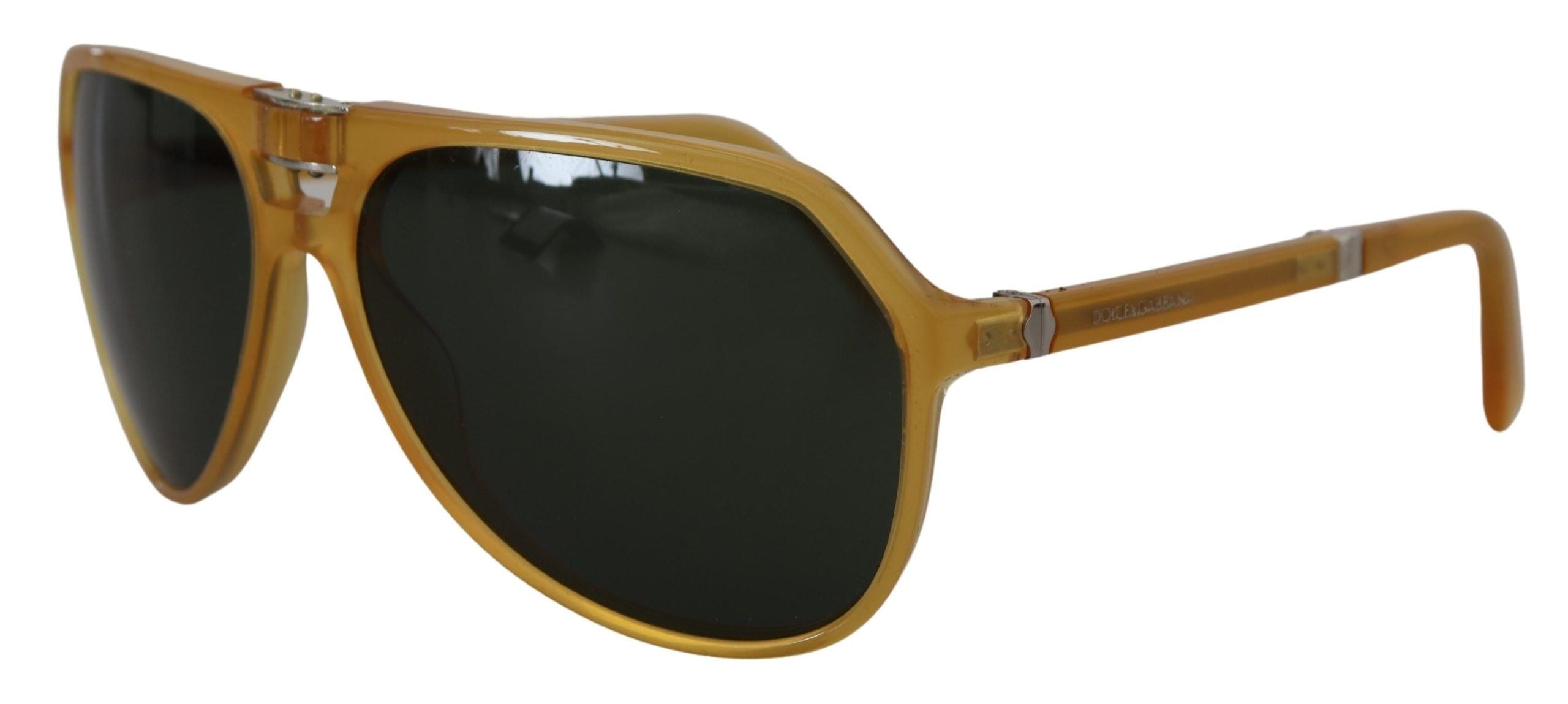 Γυαλιά ηλίου Dolce &amp; Gabbana Chic Yellow Aviator Acetate