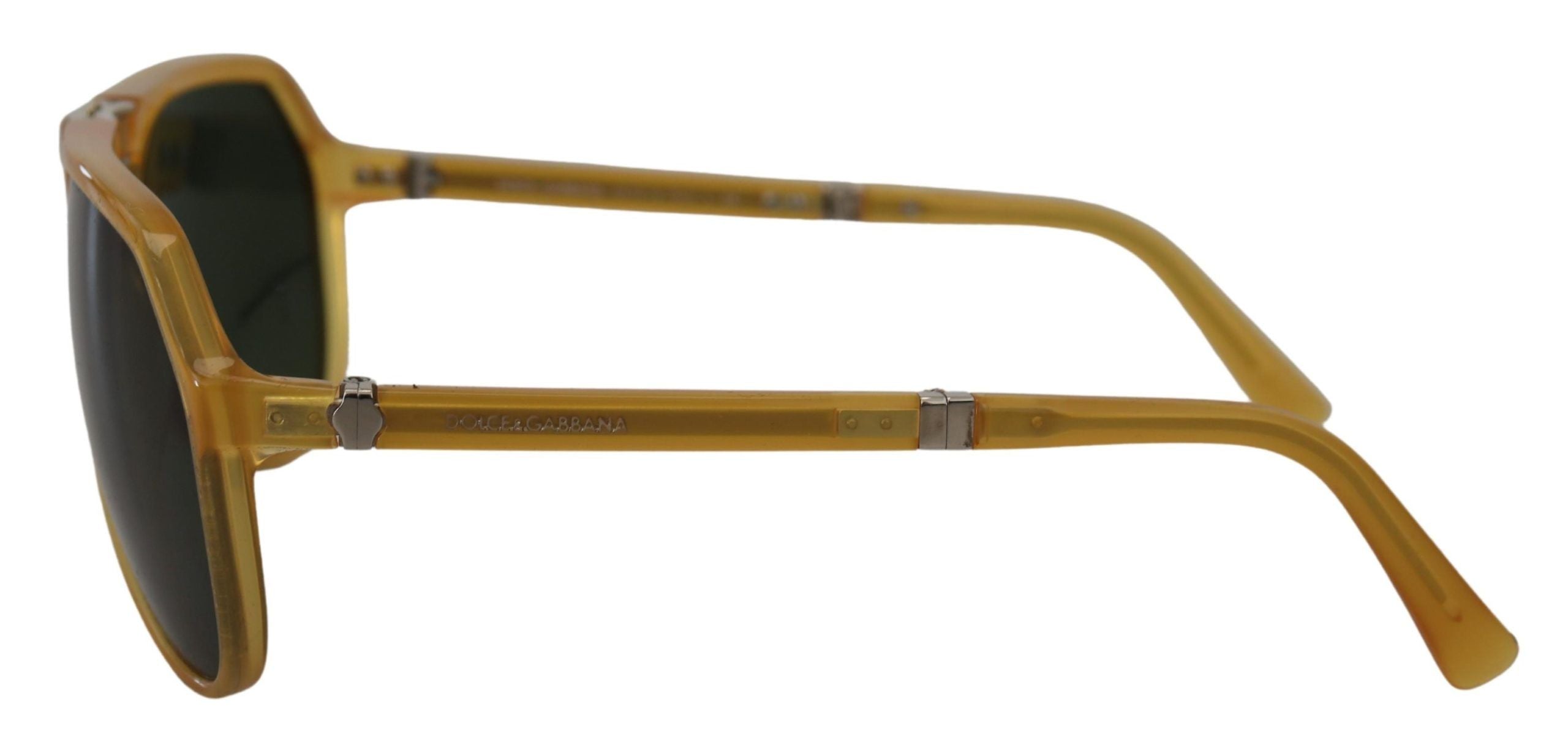 Γυαλιά ηλίου Dolce &amp; Gabbana Chic Yellow Aviator Acetate