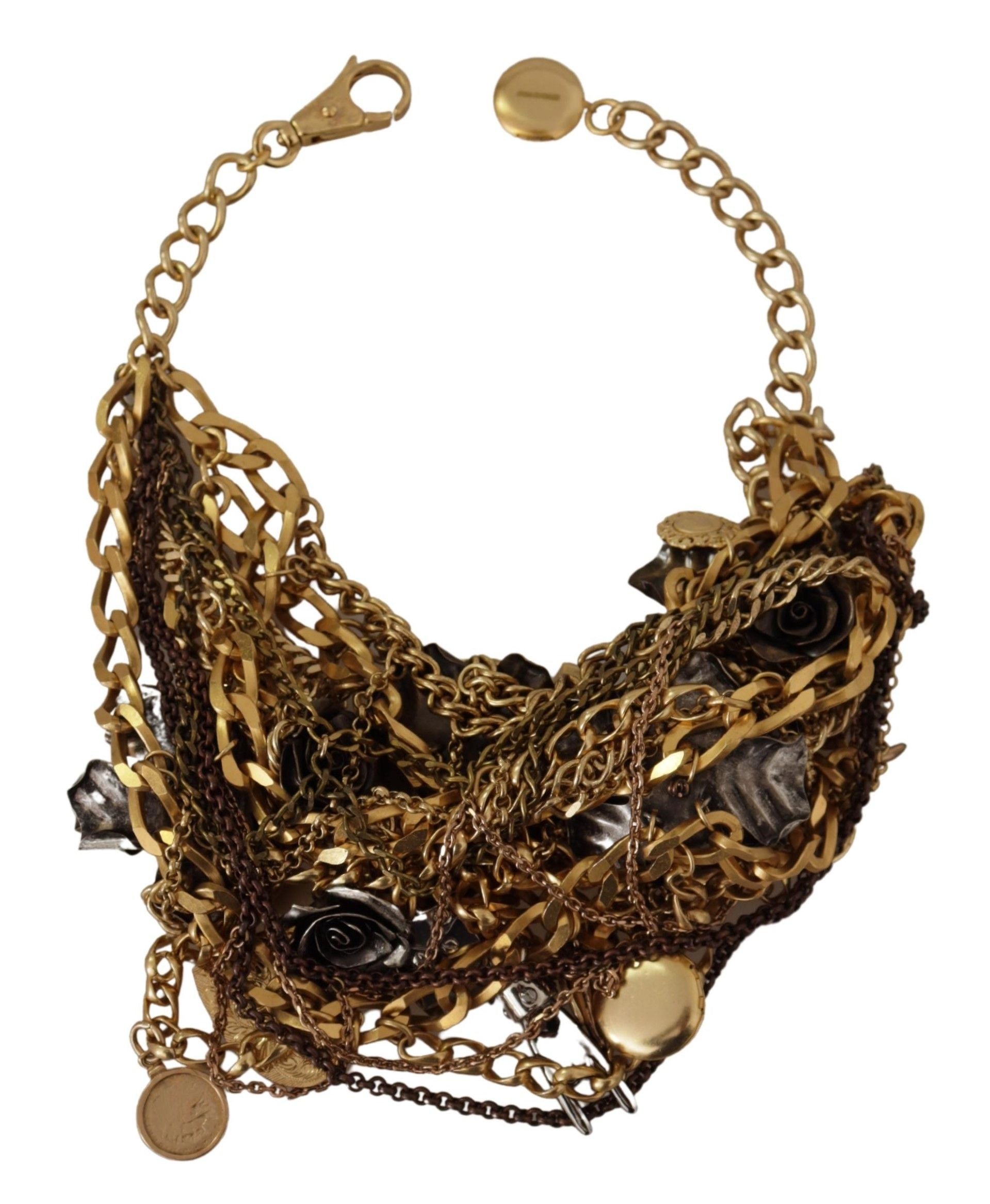 Dolce & Gabbana Sicilian Glamour Gold Statement Necklace