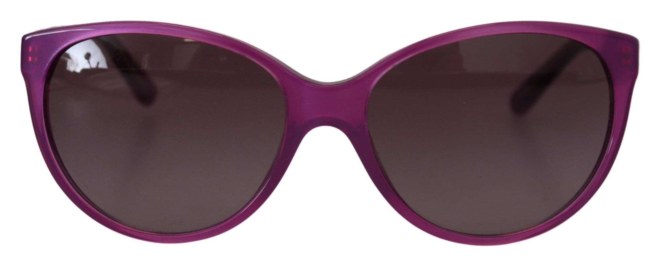 Στρογγυλά γυαλιά ηλίου Dolce &amp; Gabbana Chic Purple Acetate