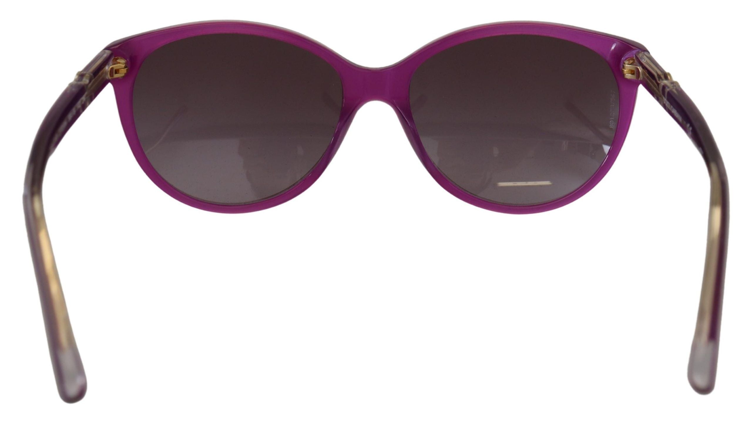 Στρογγυλά γυαλιά ηλίου Dolce &amp; Gabbana Chic Purple Acetate