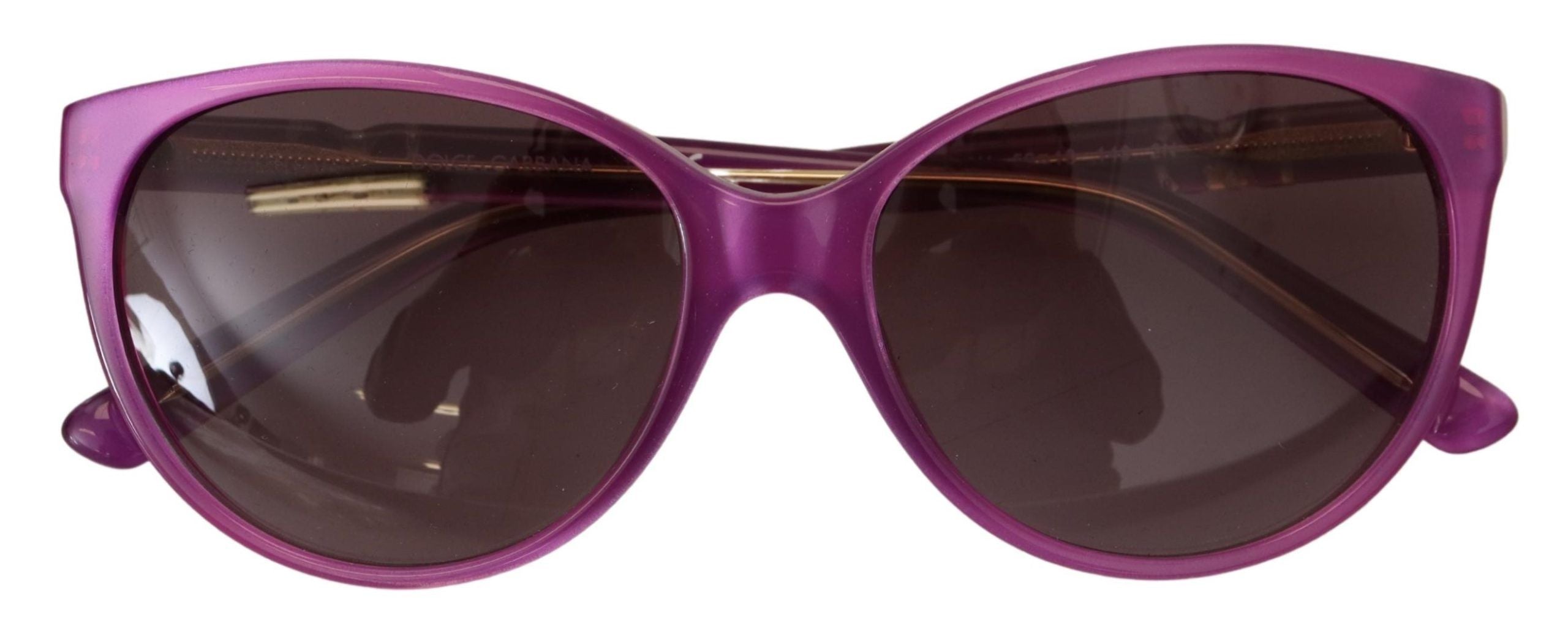 Στρογγυλά γυαλιά ηλίου Dolce &amp; Gabbana Chic Purple Acetate