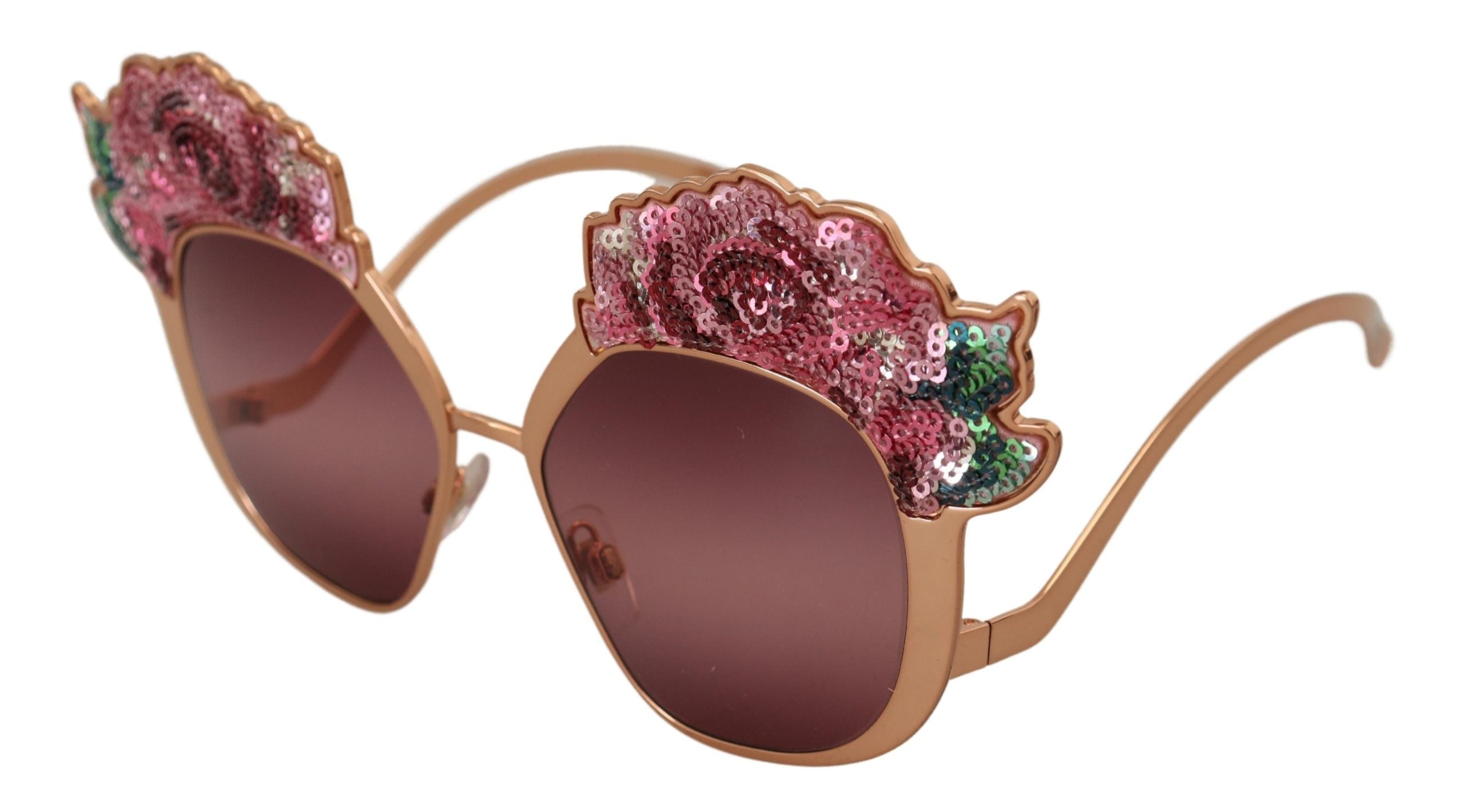 Κεντημένα γυαλιά ηλίου Dolce &amp; Gabbana Chic Rose Sequin