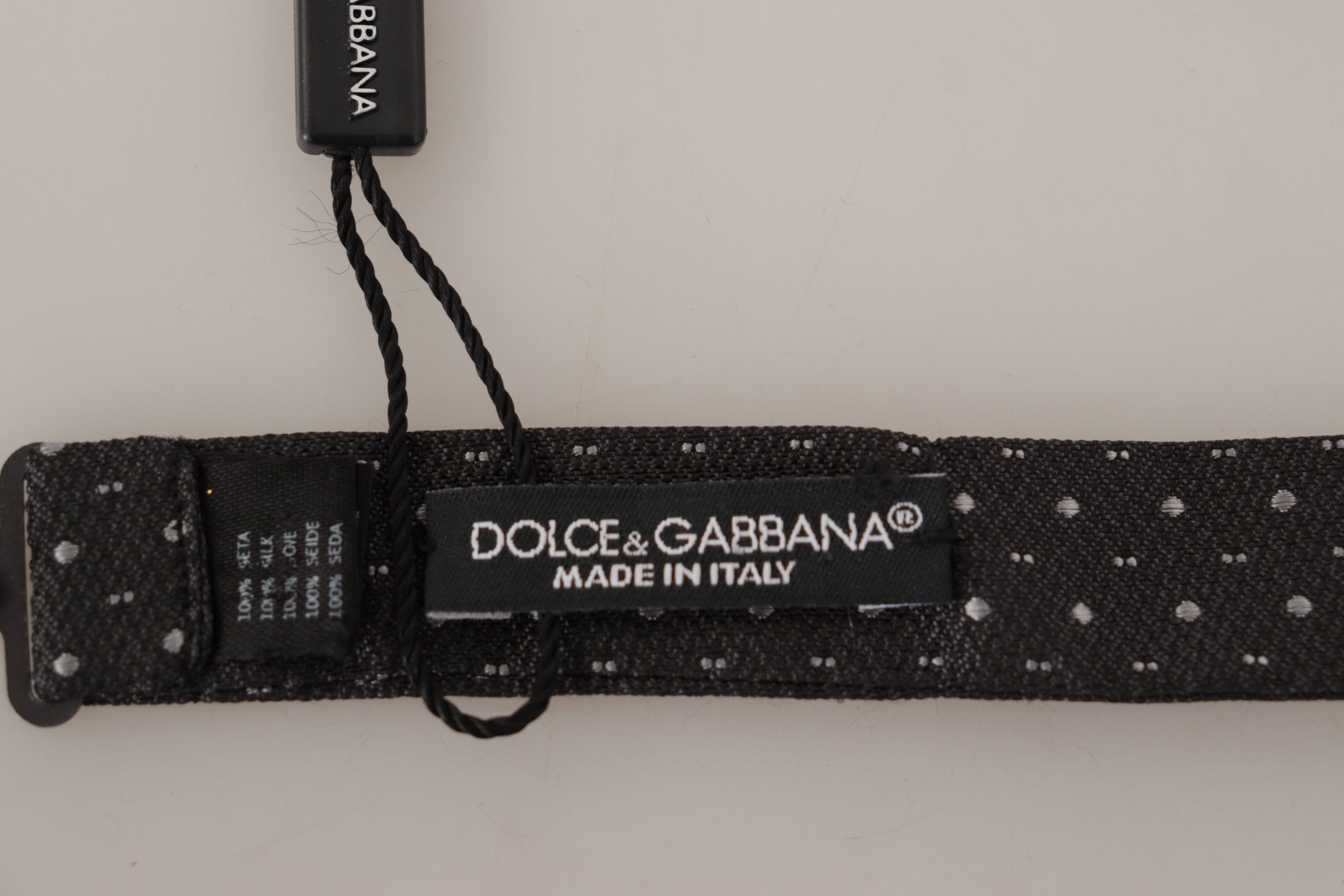 Dolce &amp; Gabbana Κομψό πουά μεταξωτό παπιγιόν