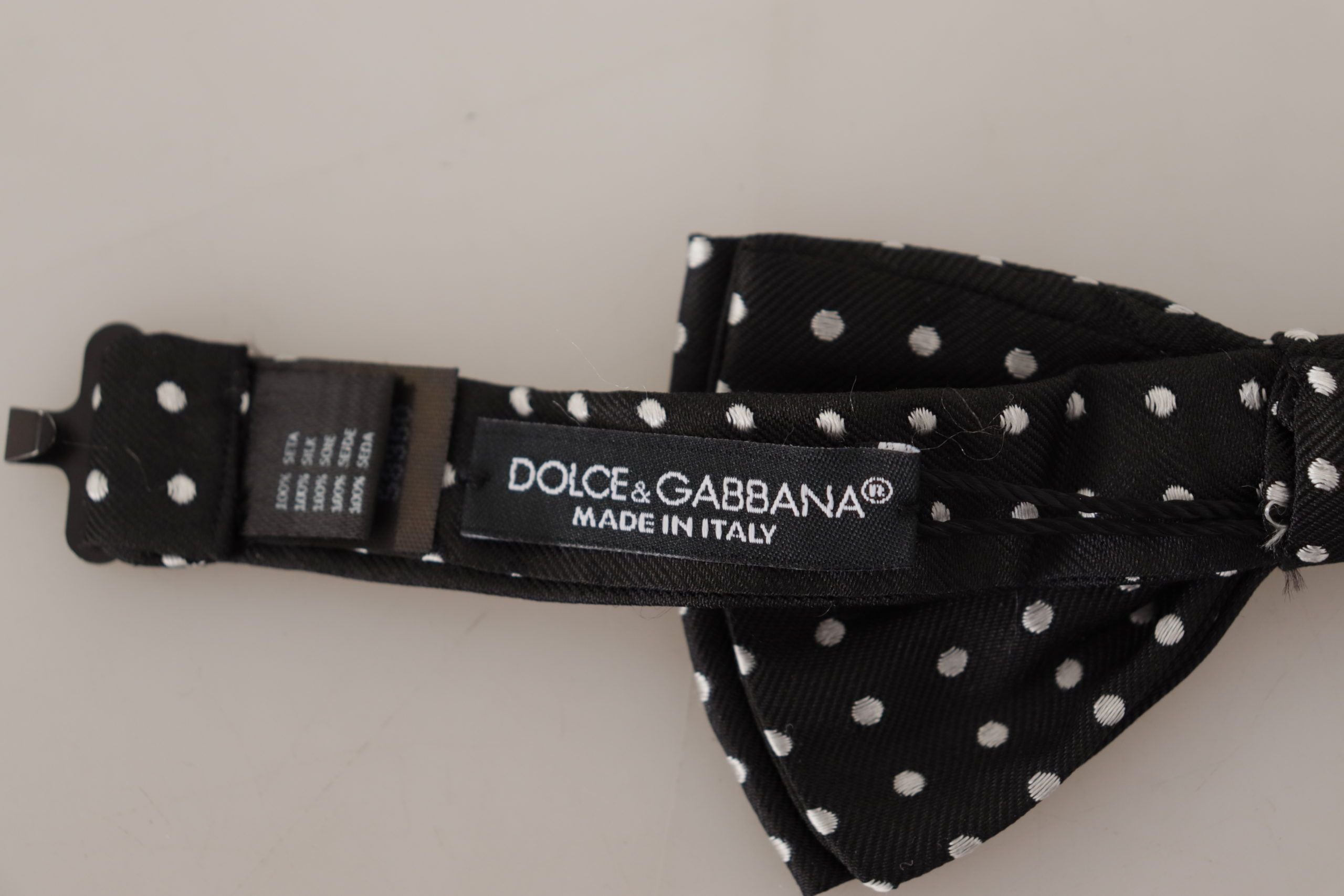 Κομψό ασπρόμαυρο παπιγιόν Dolce &amp; Gabbana πουά