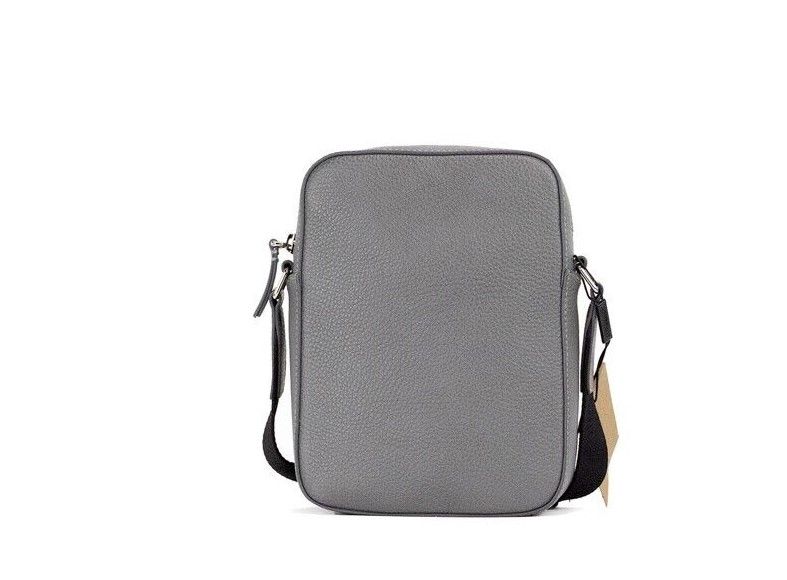 Τσάντα Burberry Thornton Small Grey ανάγλυφο λογότυπο Grainy Leather Crossbody