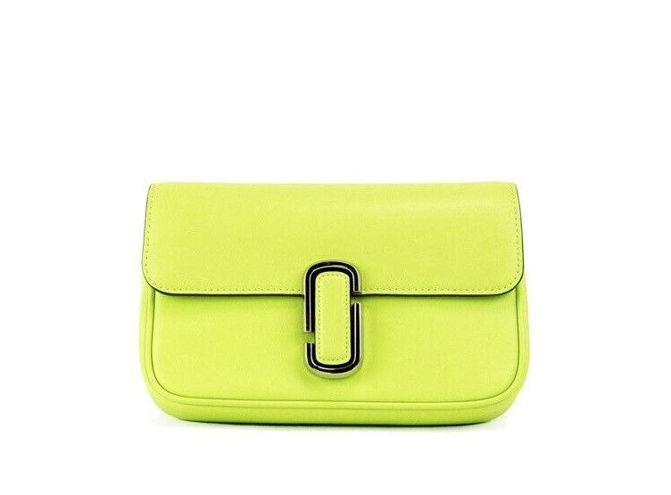 Marc Jacobs The J Marc Green Glow Smooth Leather Shoulder Crossbody τσάντα