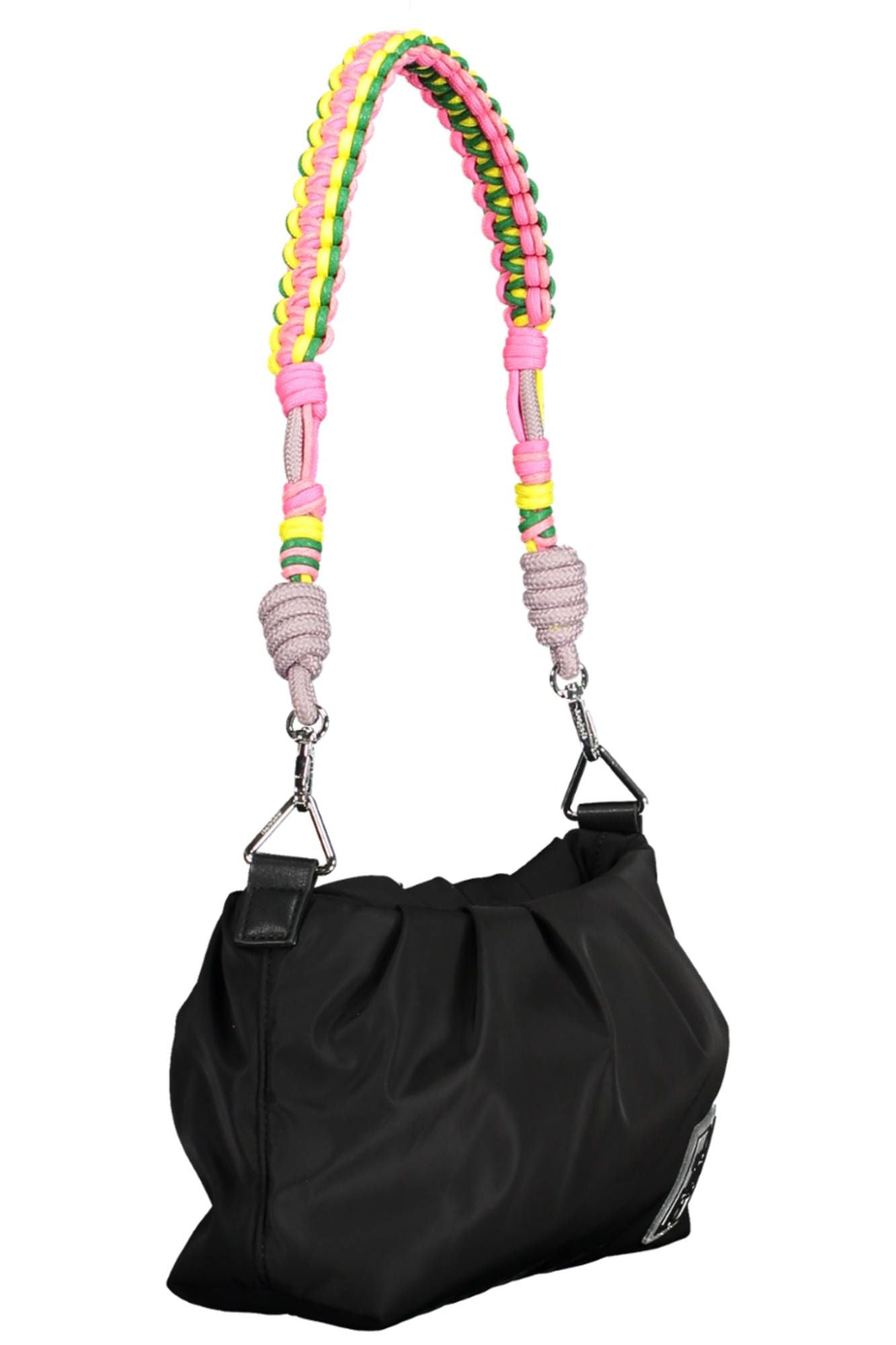 Desigual Chic Black Contrast Detail Handbag