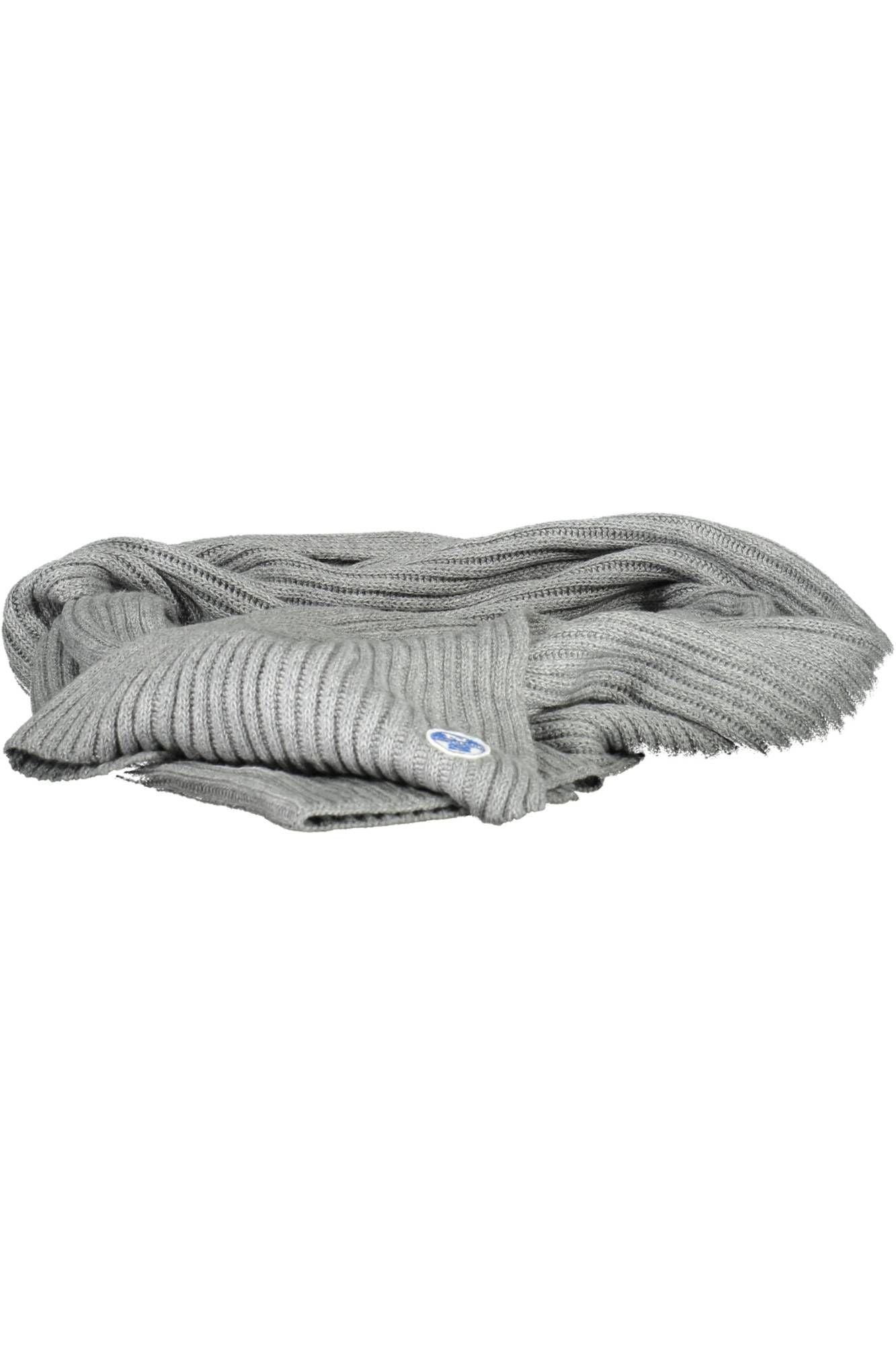 Κασκόλ <tc>North Sails</tc> Elegant Grey Textured - Luxurious Blend